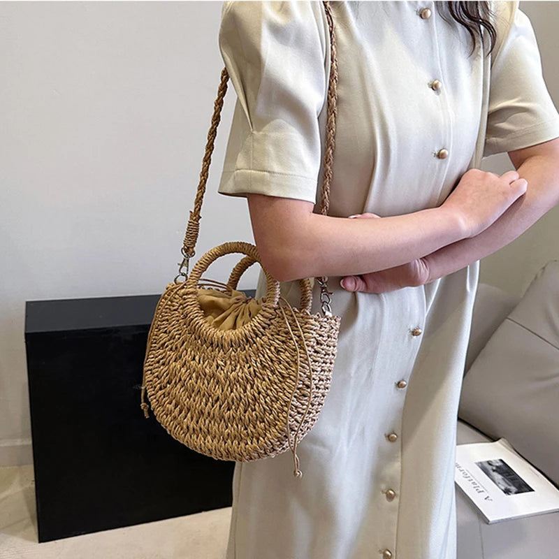 Solea Raffia Bag
