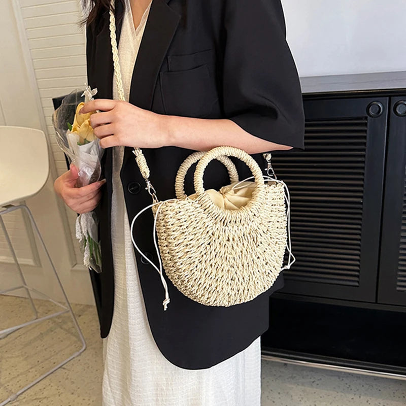 Solea Raffia Bag
