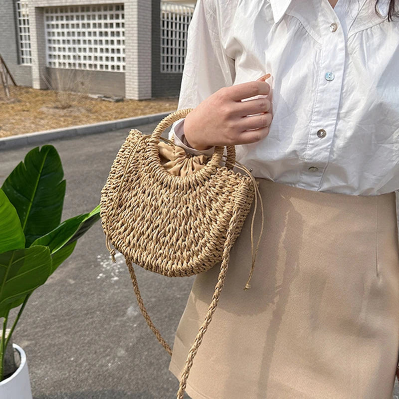 Solea Raffia Bag