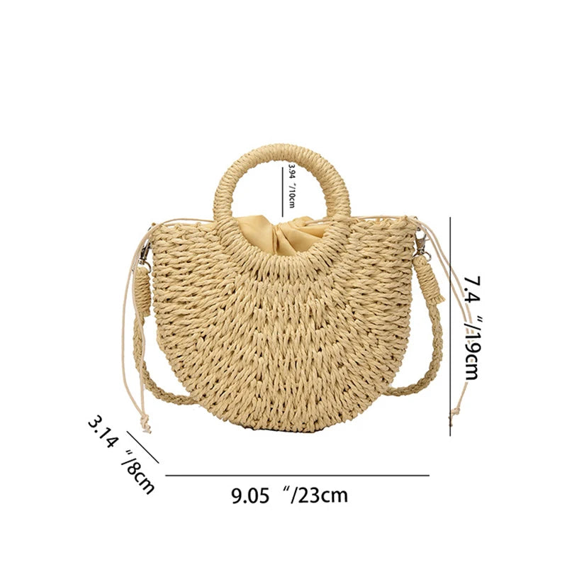 Solea Raffia Bag