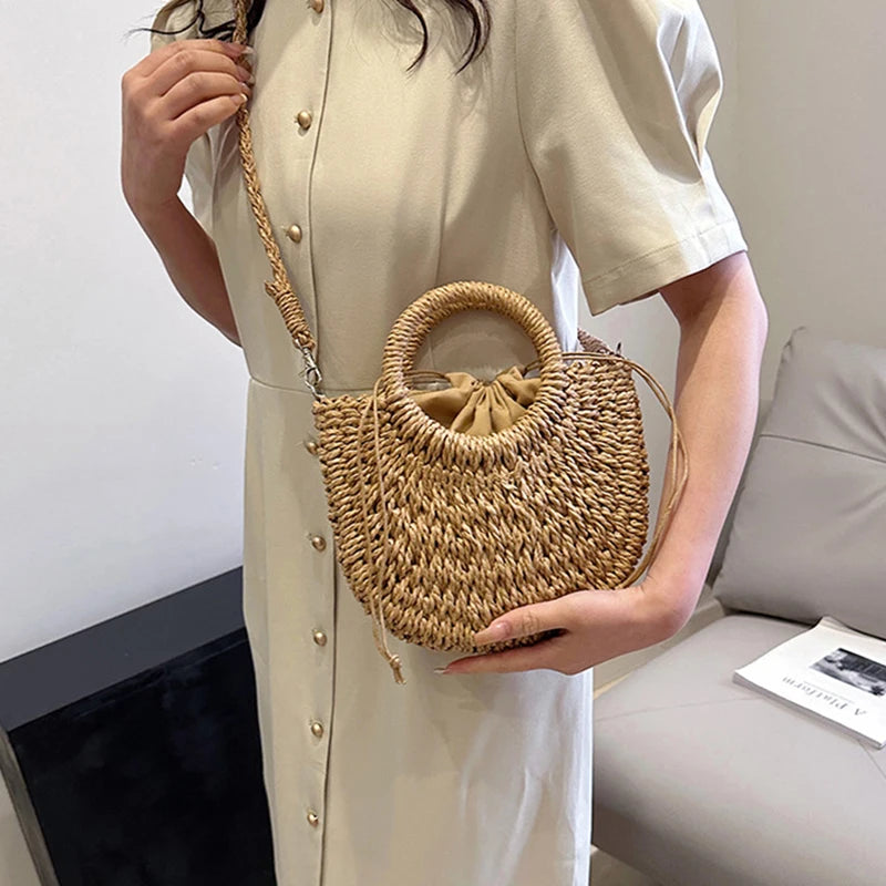 Solea Raffia Bag