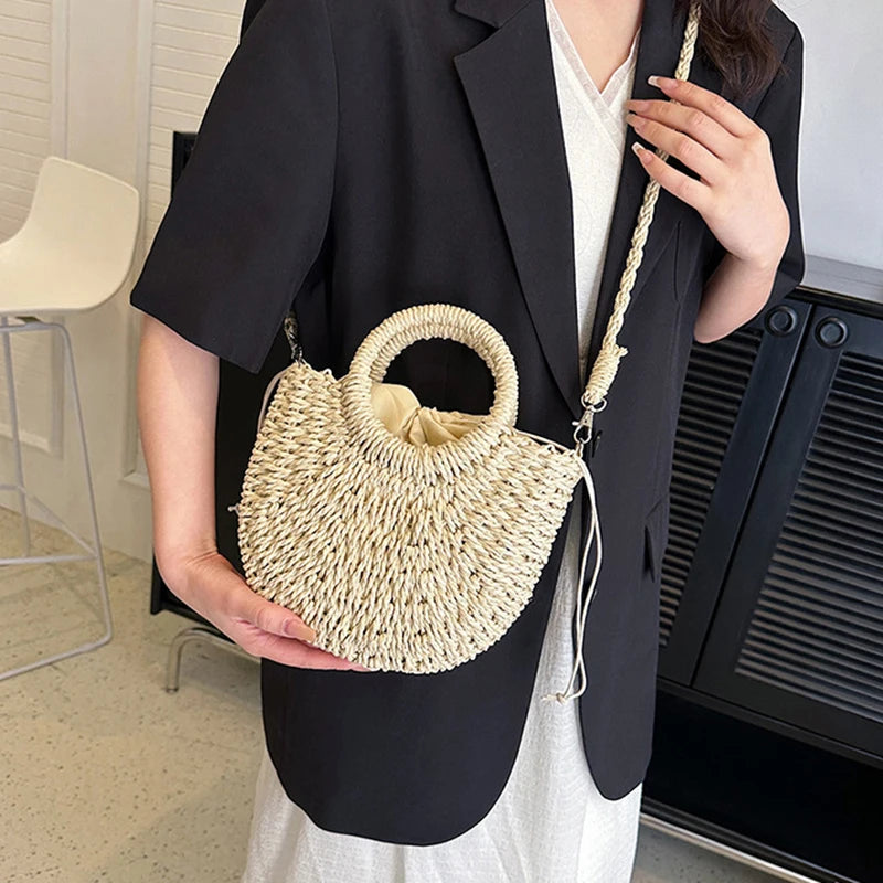 Solea Raffia Bag