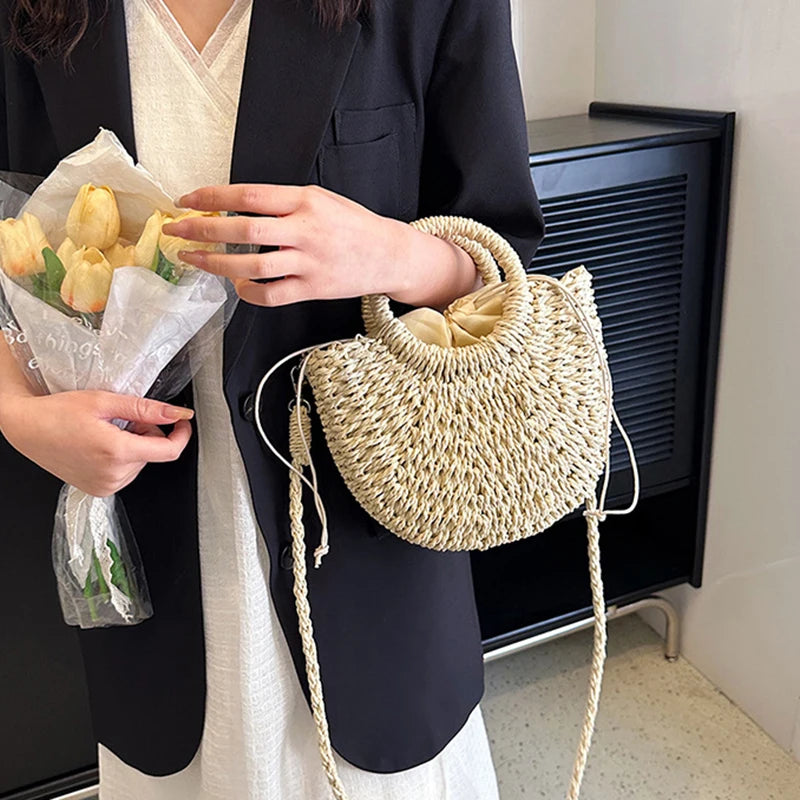 Solea Raffia Bag