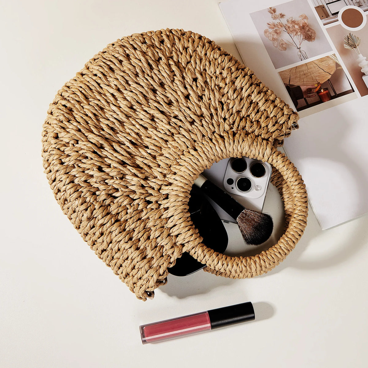 Solea Raffia Bag