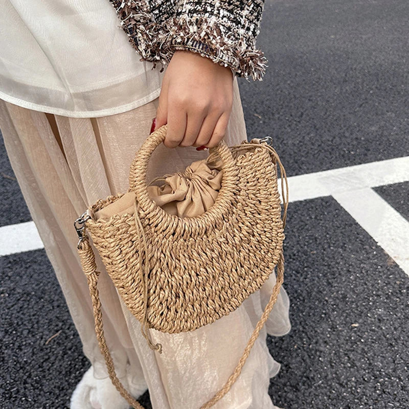 Solea Raffia Bag