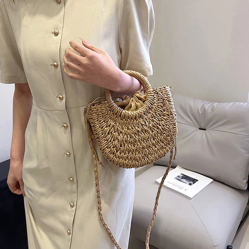 Solea Raffia Bag